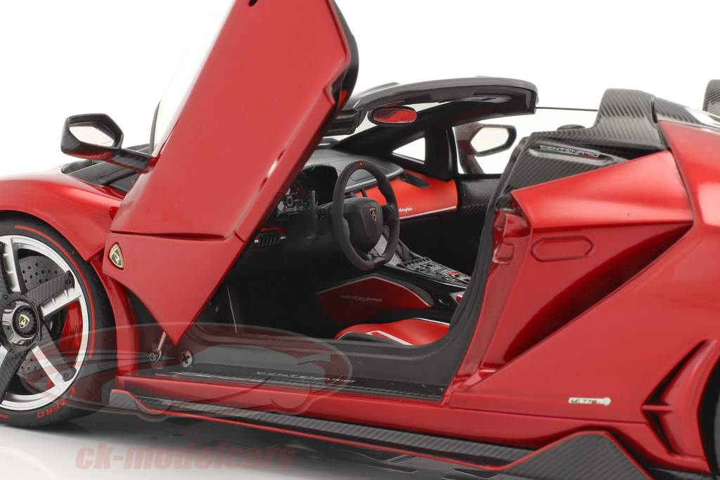 Lamborghini Centenario Roadster Anno di costruzione 2016 rosso metallico 1:18 AUTOart
