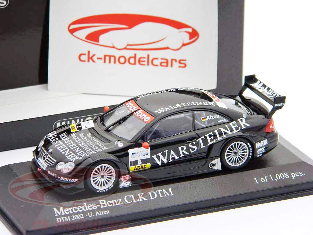 U. Alzen Mercedes CLK Coupe #5 DTM 2002 Team Warsteiner AMG 1:43 Minichamps