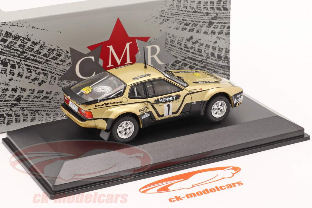 Porsche 924 Carrera GTS #1 Gagnant Rallye Hessen 1981 Röhrl, Geistdörfer 1:43 CMR