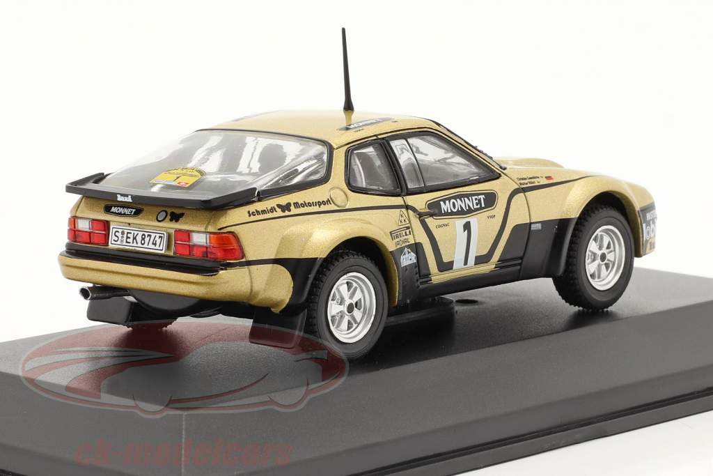 Porsche 924 Carrera GTS #1 Gagnant Rallye Hessen 1981 Röhrl, Geistdörfer 1:43 CMR