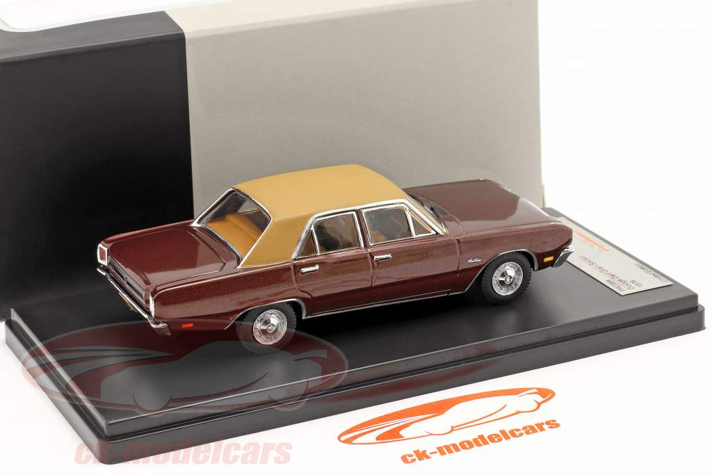 Dodge Dart Gran Sedan Jaar 1976 bruin 1:43 Premium X