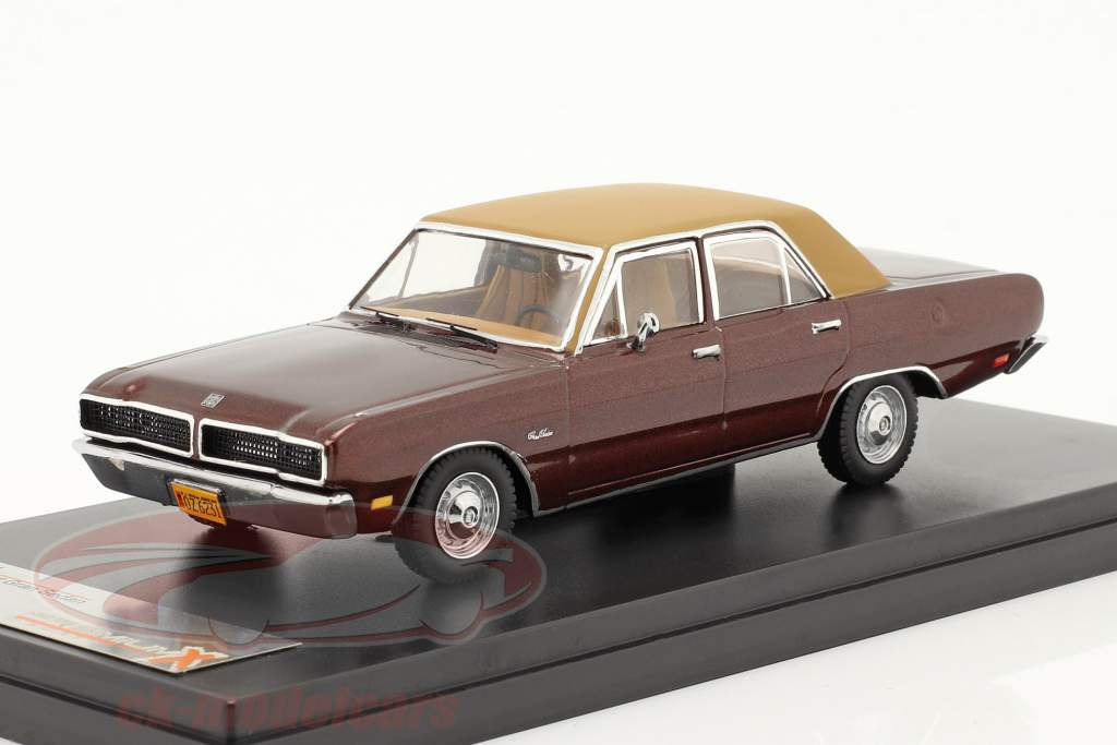 Dodge Dart Gran Sedan Jaar 1976 bruin 1:43 Premium X