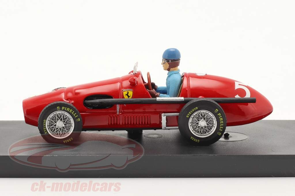 A. Ascari Ferrari 500F2 #5 Britannico GP formula 1 Campione del mondo 1953 1:43 Brumm