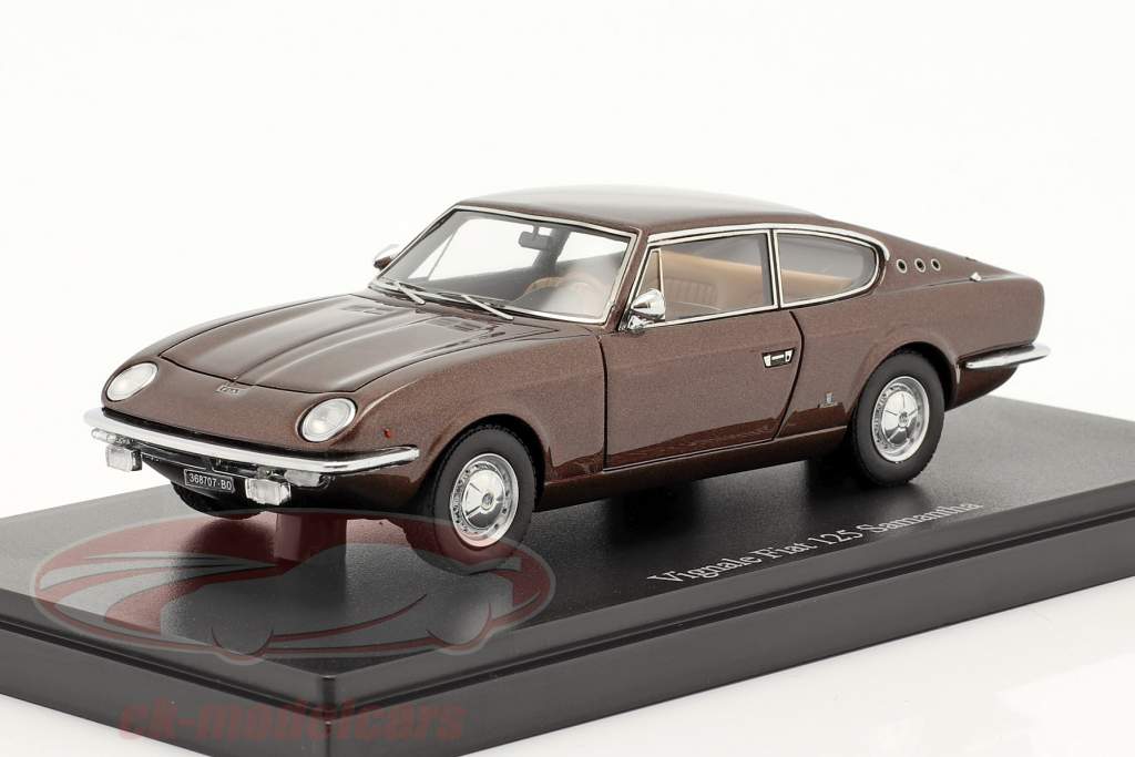 Vignale Fiat 125 Samantha année 1967 brun 1:43 AutoCult