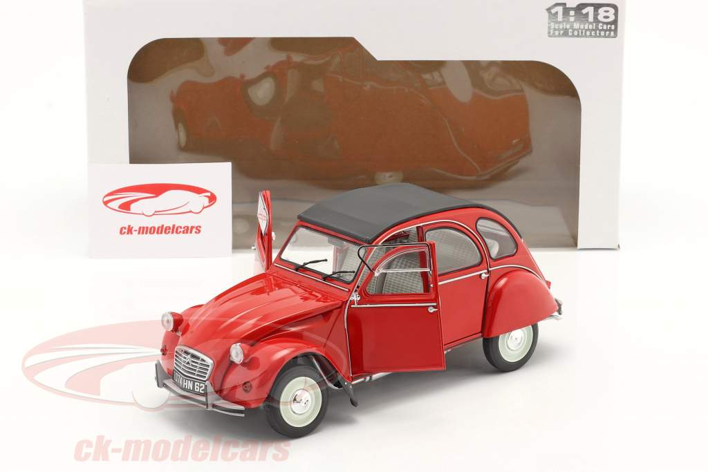 Citroen 2CV6 year 1982 red 1:18 Solido