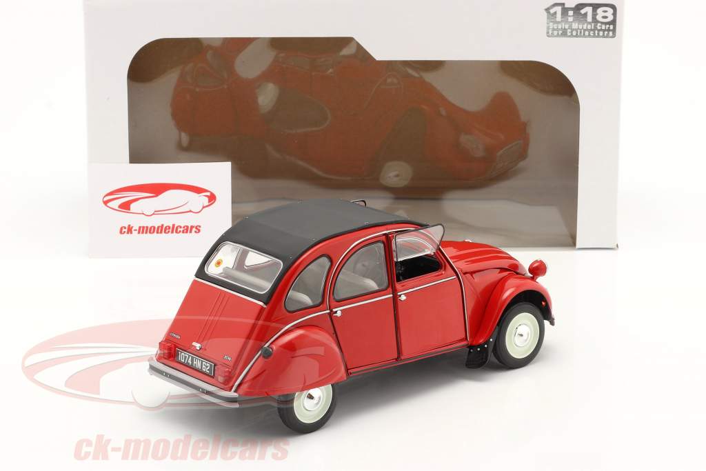 Citroen 2CV6 year 1982 red 1:18 Solido