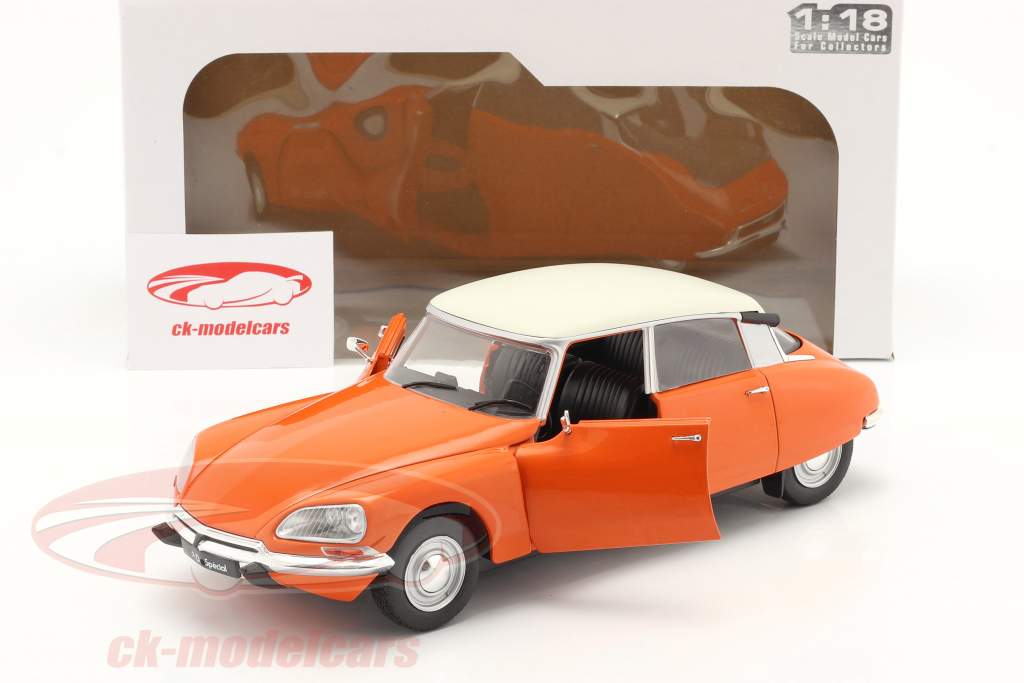 Citroen D Special Année de construction 1972 Orange 1:18 Solido