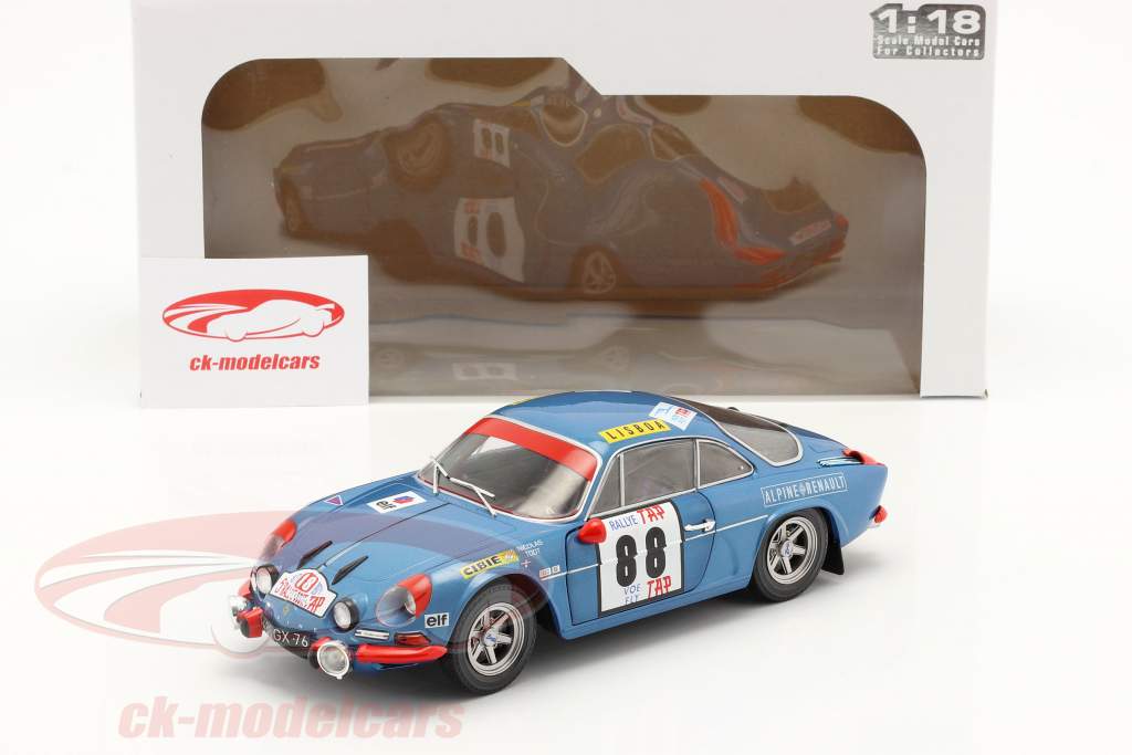 Alpine A110 1600S #88 vincitore Rallye Portogallo 1971 Nicolas, Todt 1:18 Solido