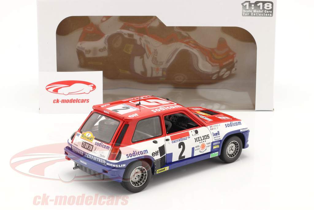 Renault 5 Turbo #2 vincitore Rallye D'Antibes 1983 Therier, Vial 1:18 Solido