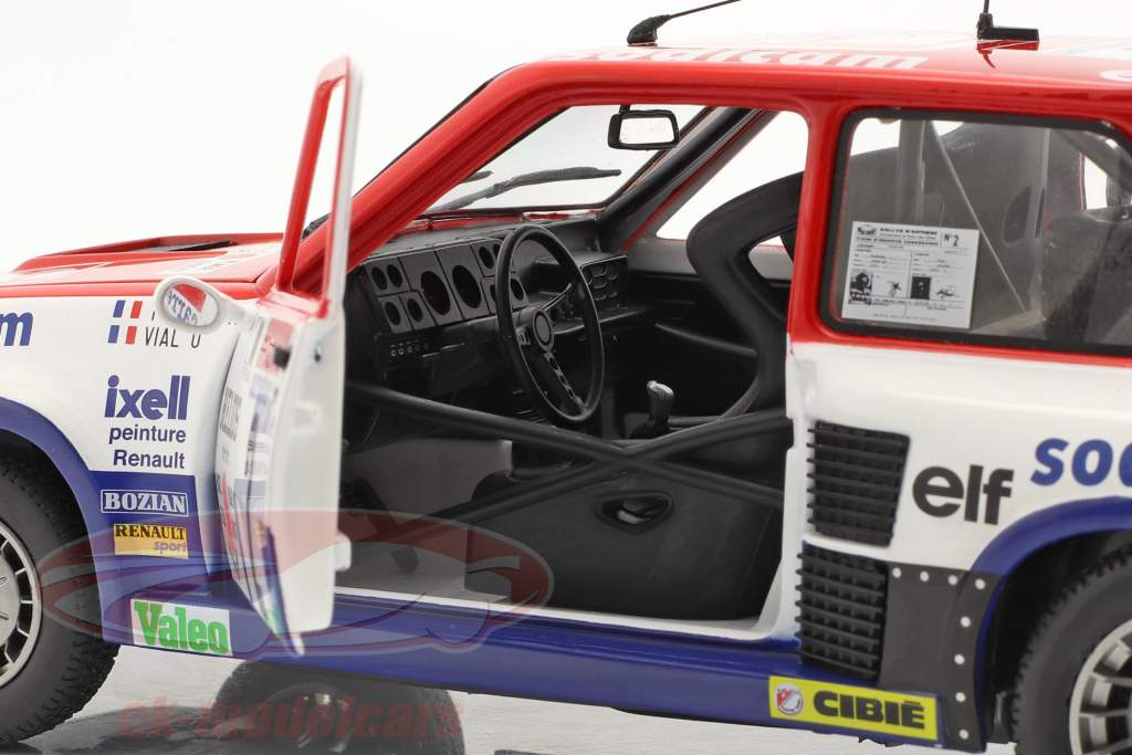 Renault 5 Turbo #2 vencedora Rallye D'Antibes 1983 Therier, Vial 1:18 Solido