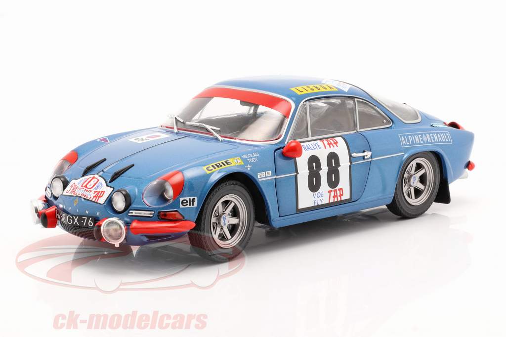 Alpine A110 1600S #88 vincitore Rallye Portogallo 1971 Nicolas, Todt 1:18 Solido