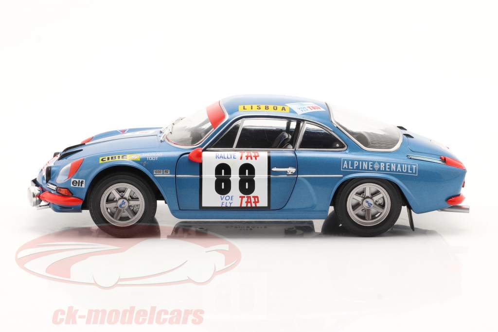 Alpine A110 1600S #88 gagnant Rallye le Portugal 1971 Nicolas, Todt 1:18 Solido