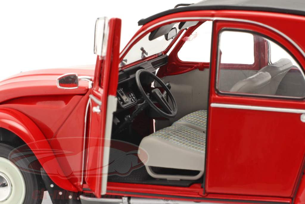 Citroen 2CV6 year 1982 red 1:18 Solido
