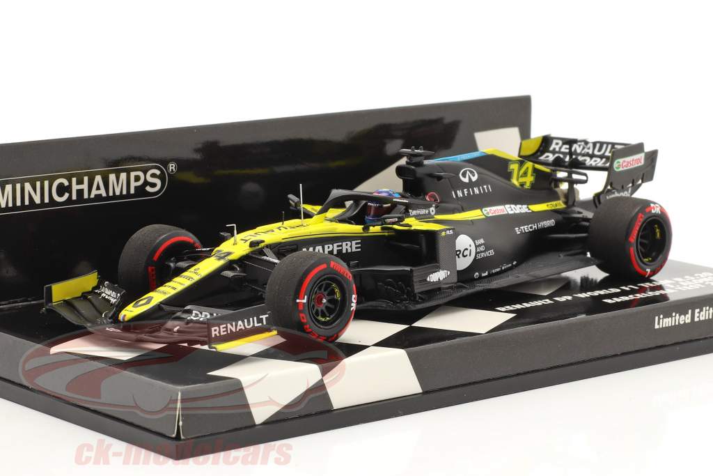 Fernando Alonso Renault R.S.20 #14 Barcelona Test Formel 1 2020 1:43 Minichamps