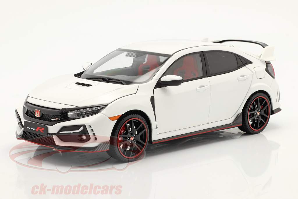 Honda Civic Type-R Anno di costruzione 2020 bianco 1:18 LCD Models