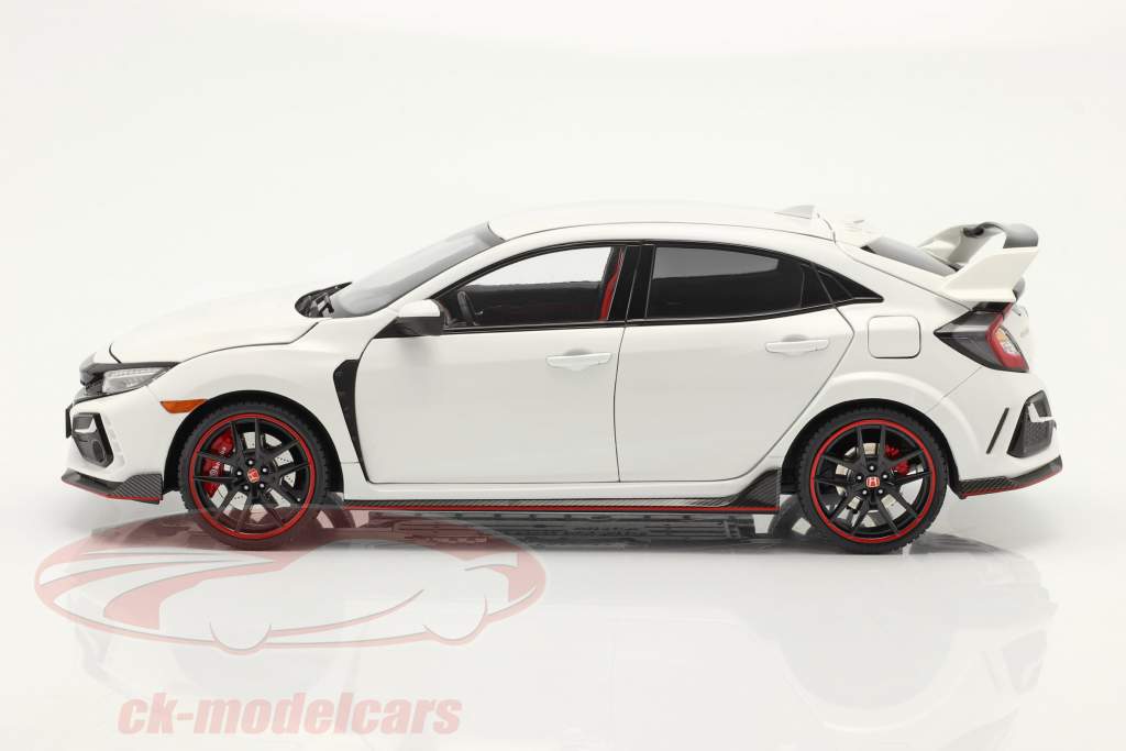 Honda Civic Type-R Año de construcción 2020 blanco 1:18 LCD Models