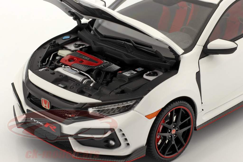 Honda Civic Type-R Année de construction 2020 blanche 1:18 LCD Models