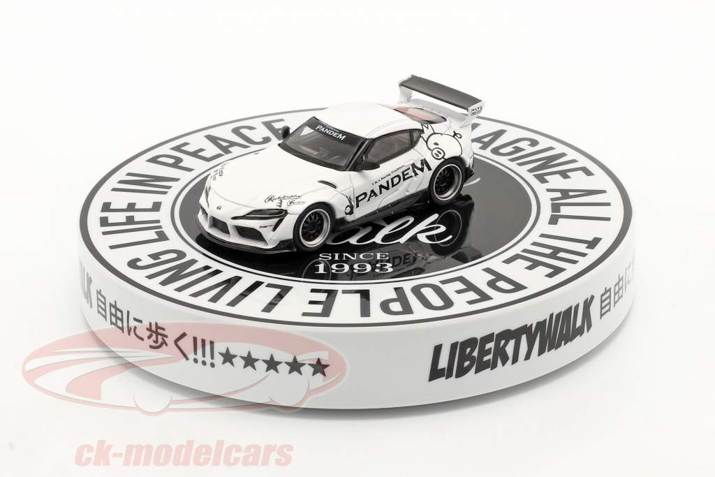LB-Works Liberty Walk Type B Drehteller weiß / schwarz 1:64 TrueScale