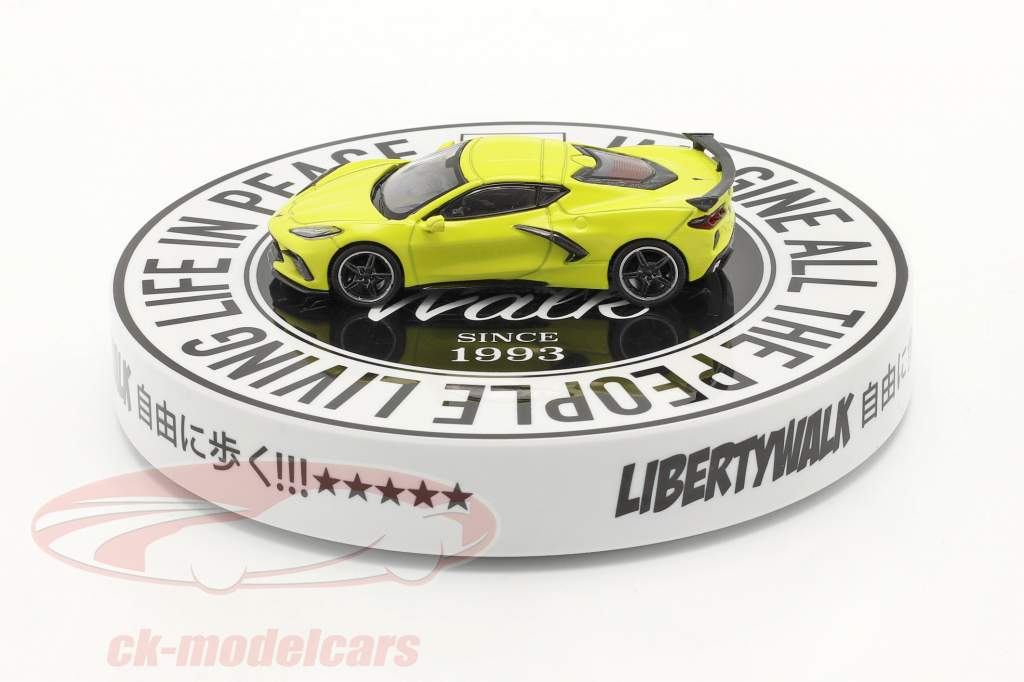 LB-Works Liberty Walk Type B Drehteller weiß / schwarz 1:64 TrueScale
