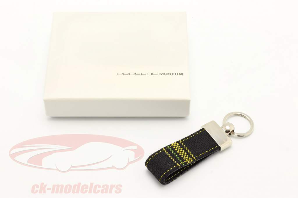 Porsche Keyring original seat fabric plaid