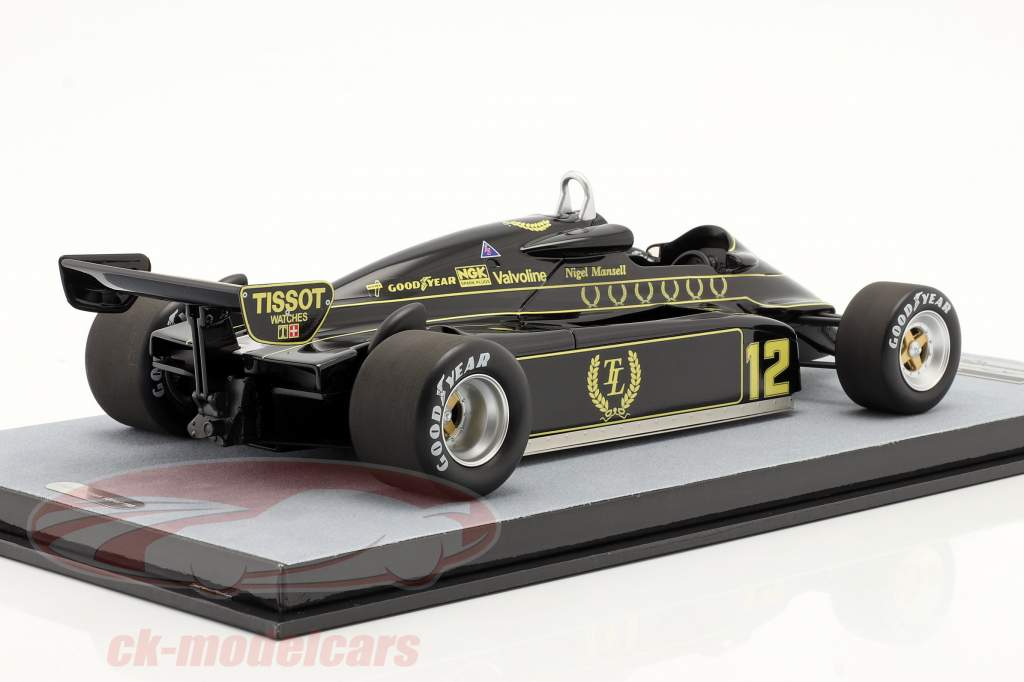 Nigel Mansell Lotus 91 #12 Brits GP formule 1 1982 1:18 Tecnomodel
