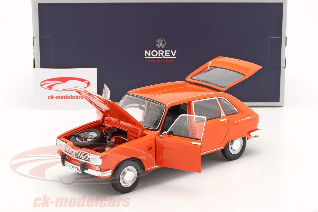 Renault 16 TS Byggeår 1971 orange 1:18 Norev
