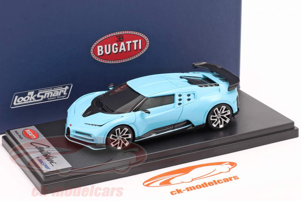 Bugatti Centodieci 2019 Historic Bugatti léger bleu 1:43 LookSmart