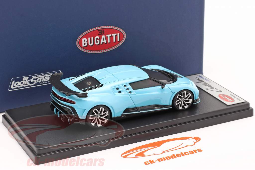 Bugatti Centodieci 2019 Historic Bugatti léger bleu 1:43 LookSmart