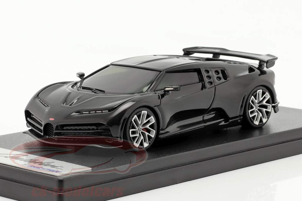 Bugatti Centodieci 2019 brilhante Preto 1:43 LookSmart