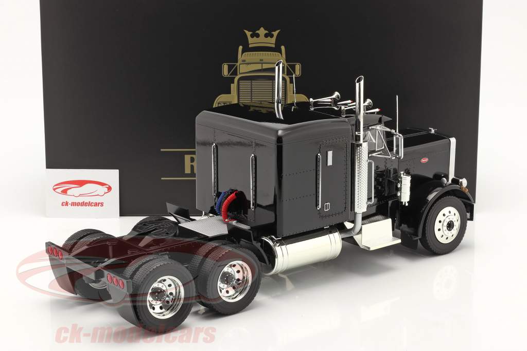 Peterbilt 359 Bull Nose Camion 1967 noir 1:18 Road Kings
