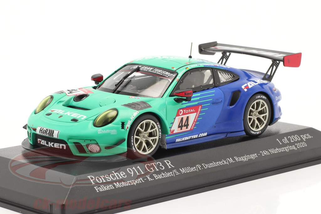 Porsche 911 GT3 R #44 24h Nürburgring 2020 Falken Motorsports 1:43 Minichamps