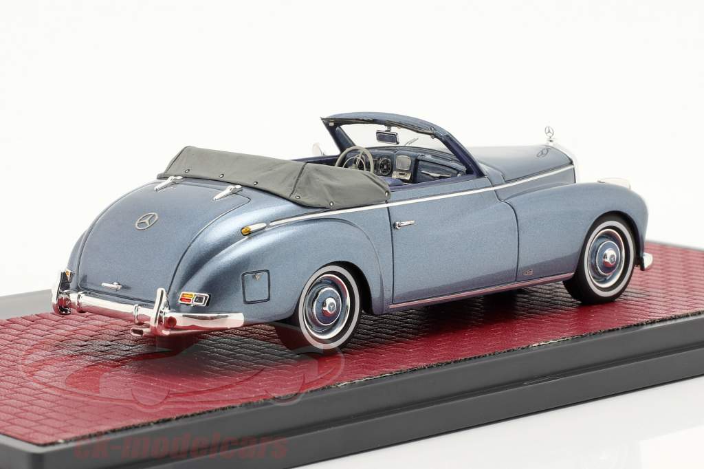 Mercedes-Benz 220 A (W187) Wendler Cabriolet Open Top 1952 blue 1:43 Matrix