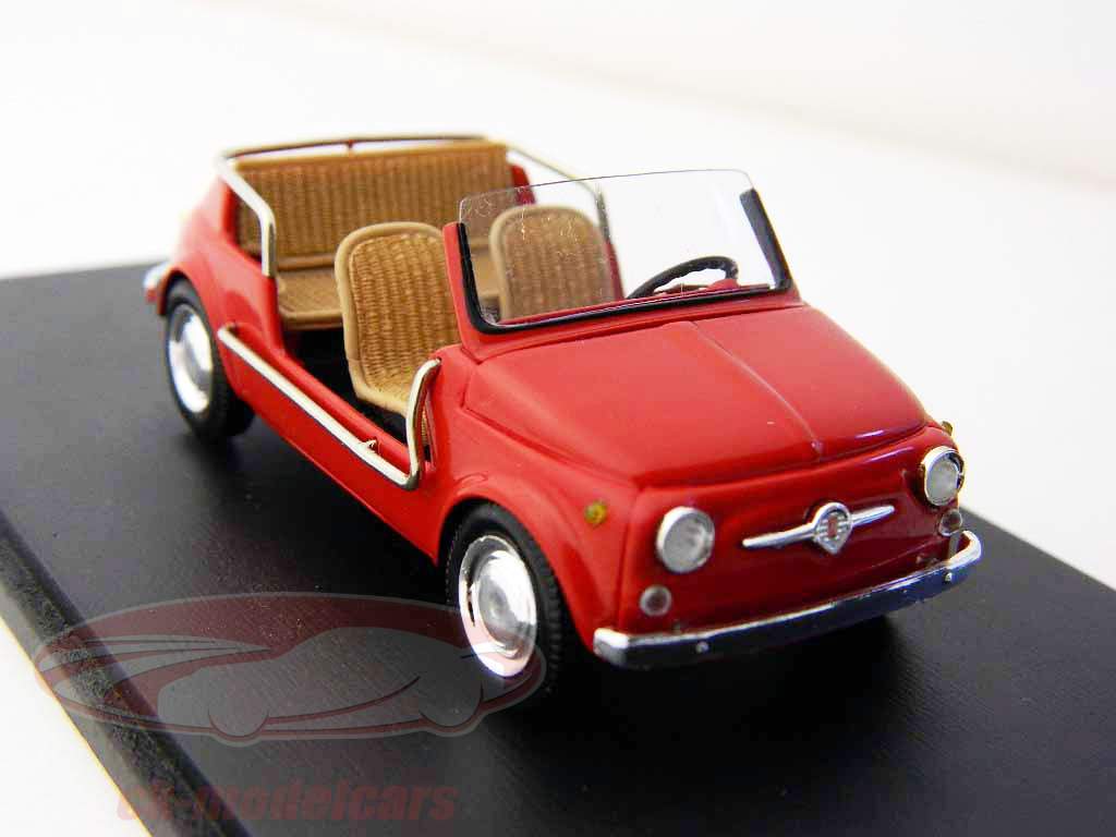 菲亚特500乔利自1959年以来，红1:43星火