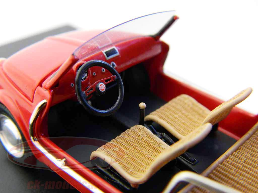 菲亚特500乔利自1959年以来，红1:43星火