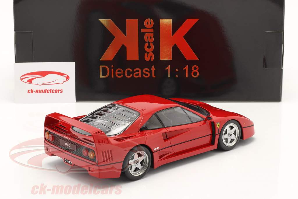 Ferrari F40 Byggeår 1987 Rød 1:18 KK-Scale