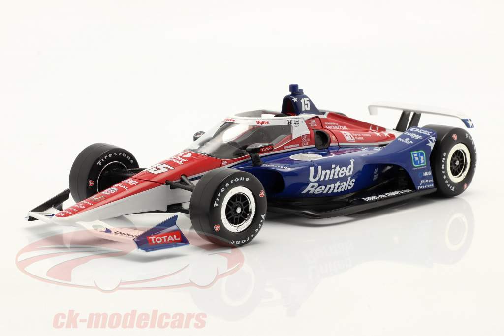 Graham Rahal Honda #15 IndyCar Series 2021 1:18 Greenlight