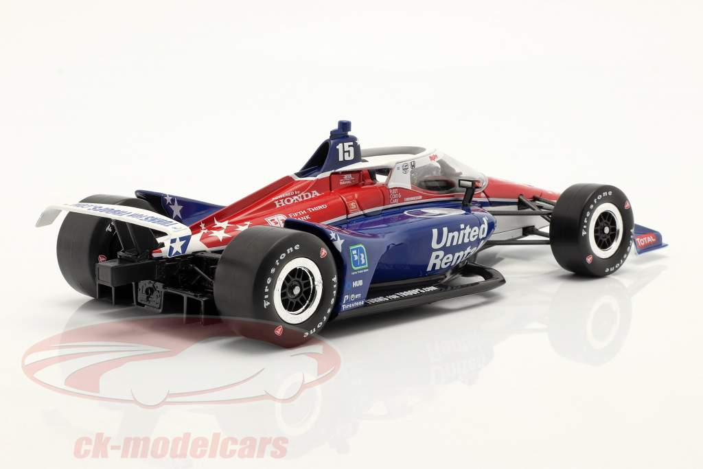 Graham Rahal Honda #15 IndyCar Series 2021 1:18 Greenlight