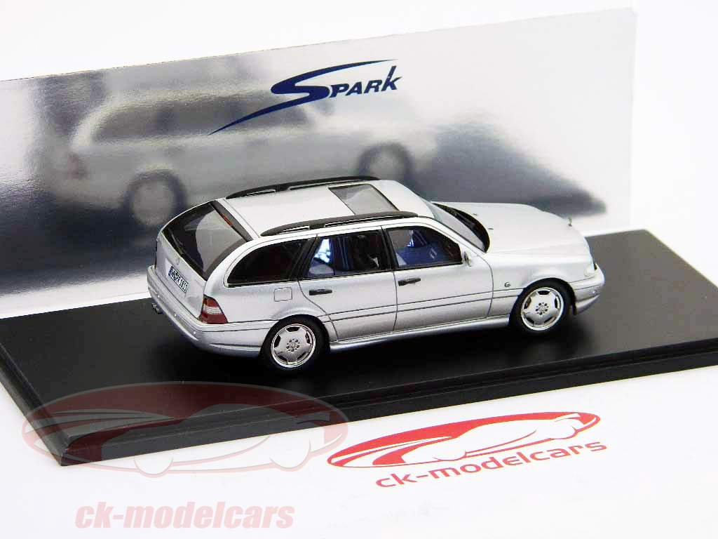 Mercedes-Benz C43 AMG Station Wagon 1999 silver 1:43 Spark