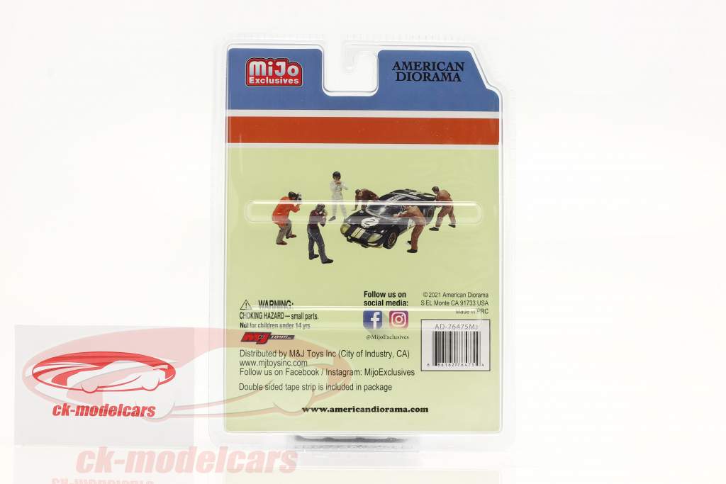 Race Day Figure set 1:64 American Diorama