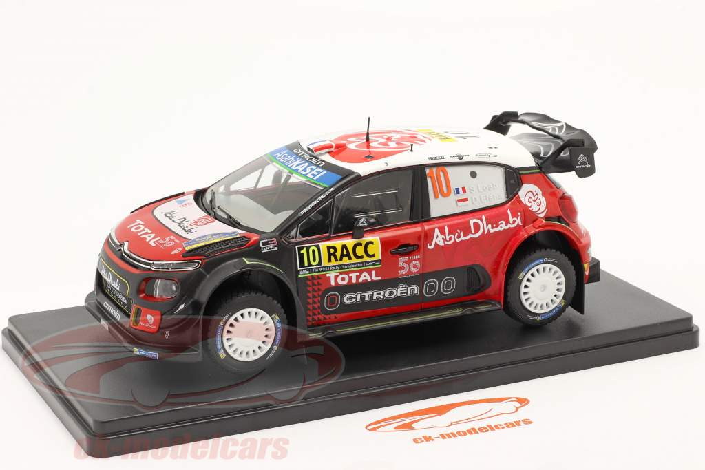 Citroen C3 WRC #10 Winner Rallye Catalunya 2018 Loeb, Elena 1:24 Altaya