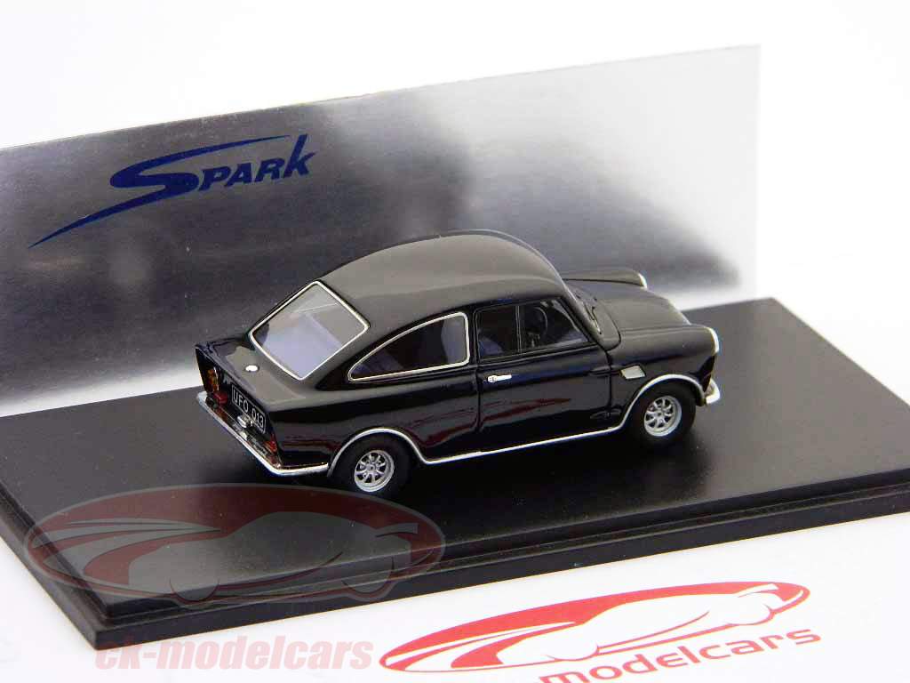 Mini Broad Année 1966 Vitesse schwarz / noir Spark 1:43