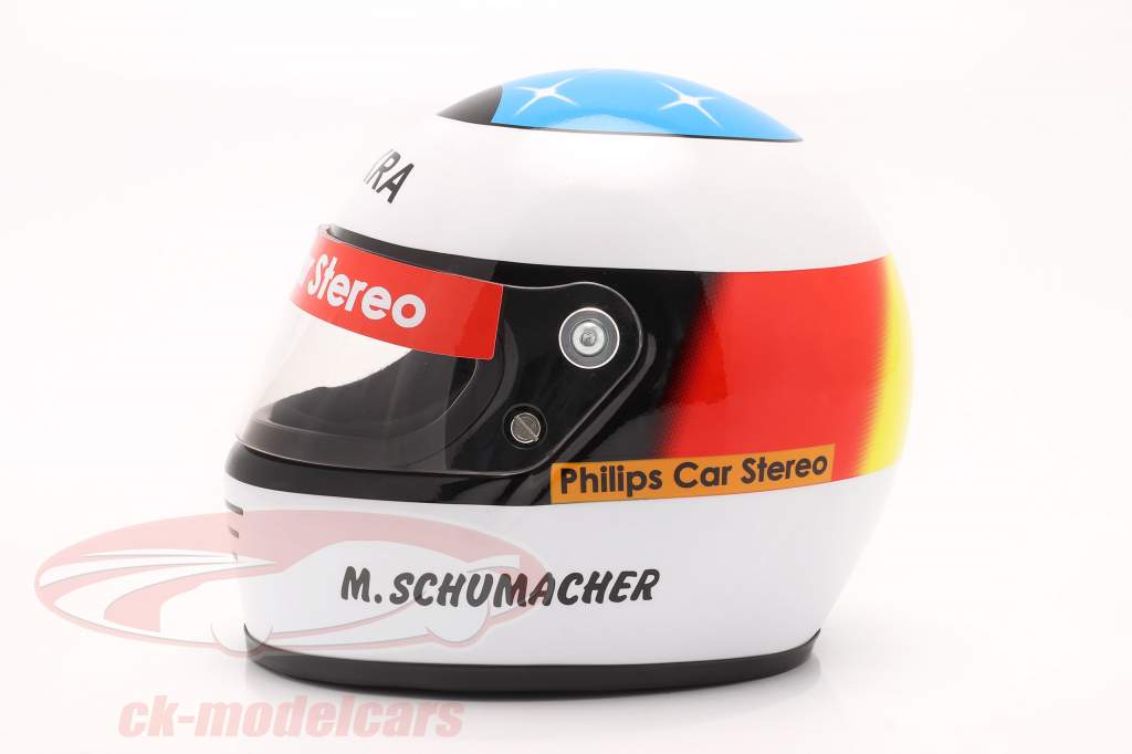 Michael Schumacher Erster Formel 1 GP Spa 1991 Helm 1:2 Schuberth