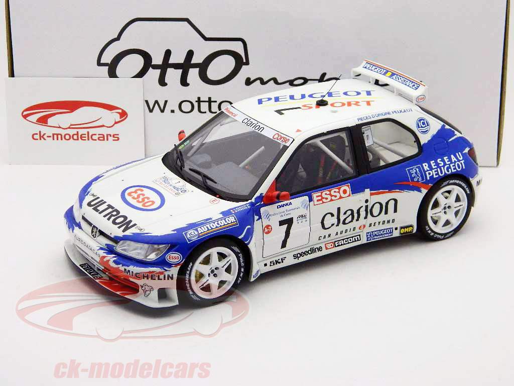 Peugeot 306 Maxi #7 Rallye de France 1997 G. Panizzi / H. Panizzi Otto mobile 1:18