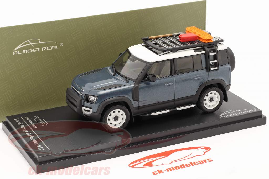 Land Rover Defender 110 Año de construcción 2020 tasman azul 1:43 Almost Real