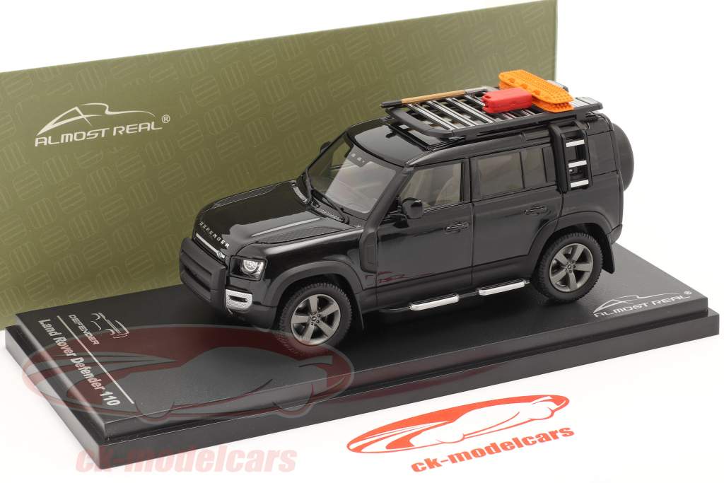 Land Rover Defender 110 Byggeår 2020 santorini sort 1:43 Almost Real