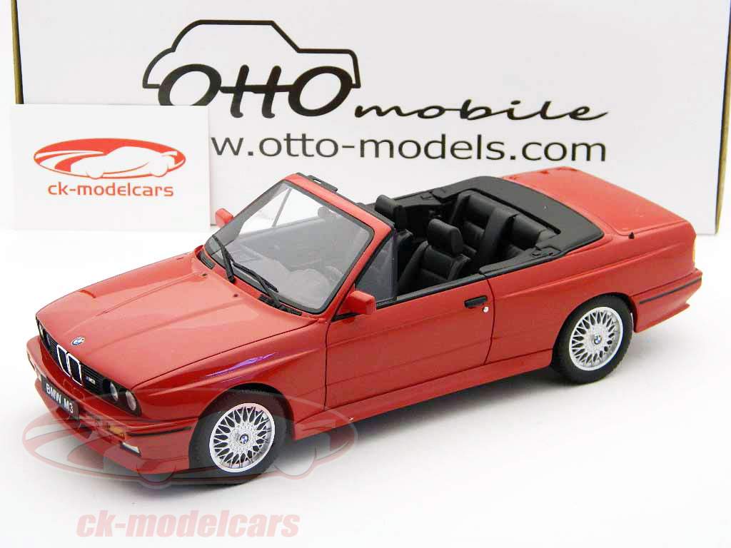 BMW E30 M3 Cabriolet dunkelrot / dark red 1:18 OttoMobile