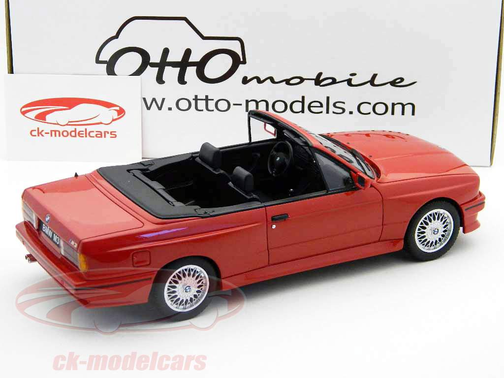 BMW E30 M3 convertible rojo oscuro / rojo oscuro 1:18 Ottomobile