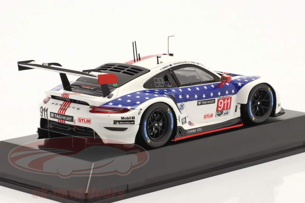 Porsche 911 RSR #911 vincitore Classe GTLM 12h Sebring IMSA 2020 1:43 Spark