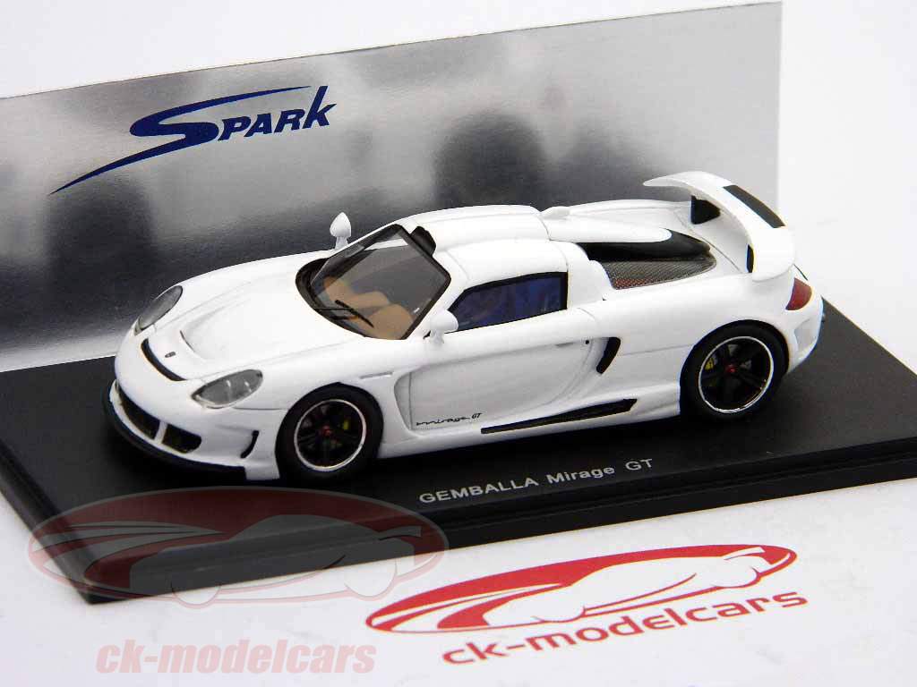 Porsche Gemballa Mirage GT white 1:43 Spark