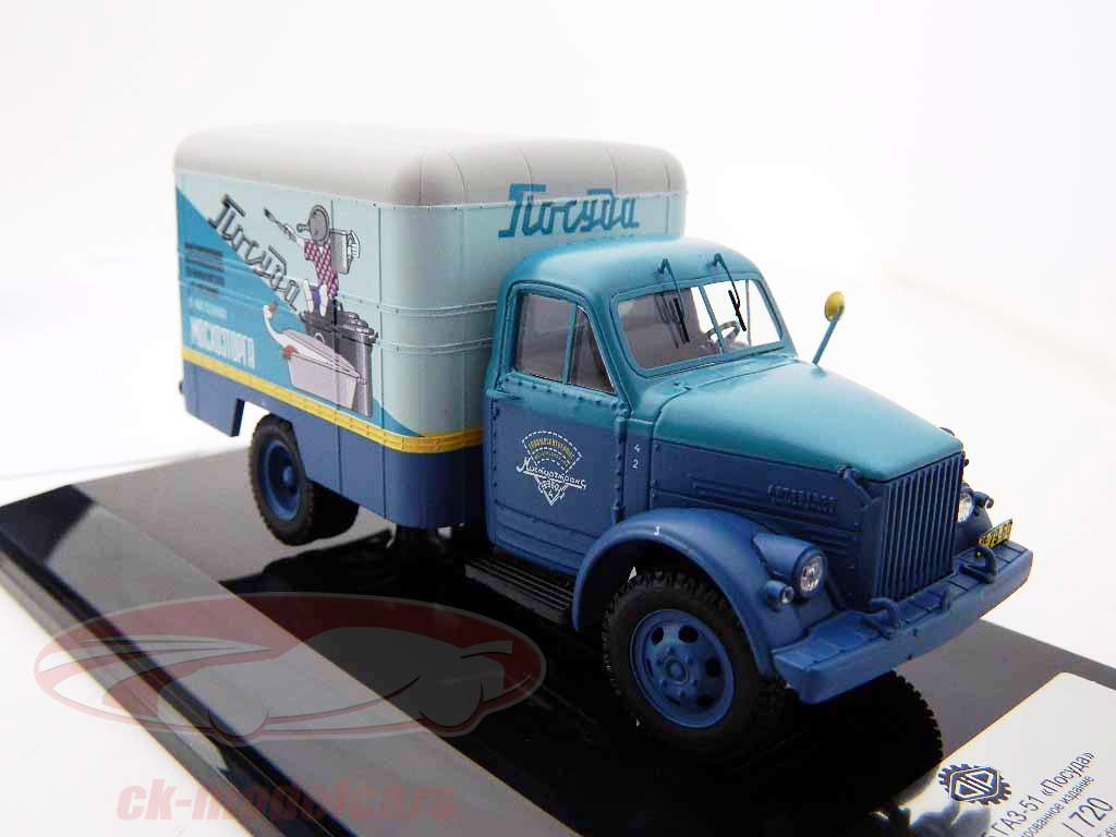 Piatti GAZ-51 con box 1:43 Spark DIP